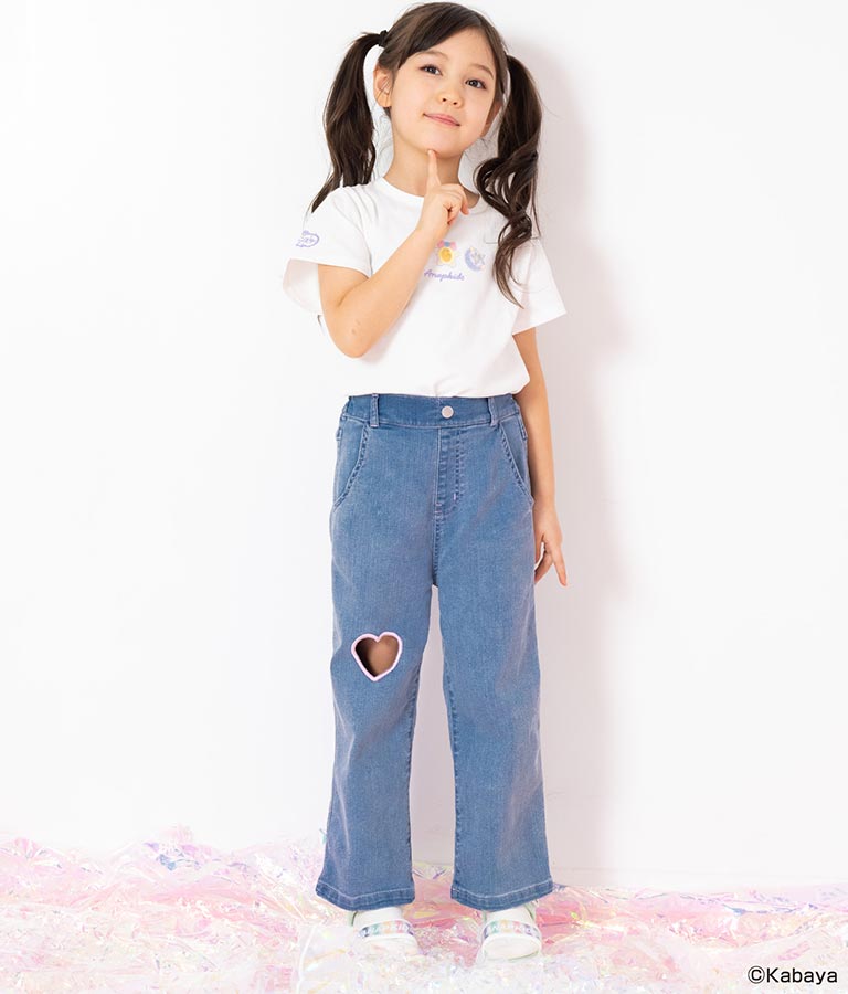 【セボンスターコラボ】ホログラム モチーフ プリント Tシャツ 423-3262