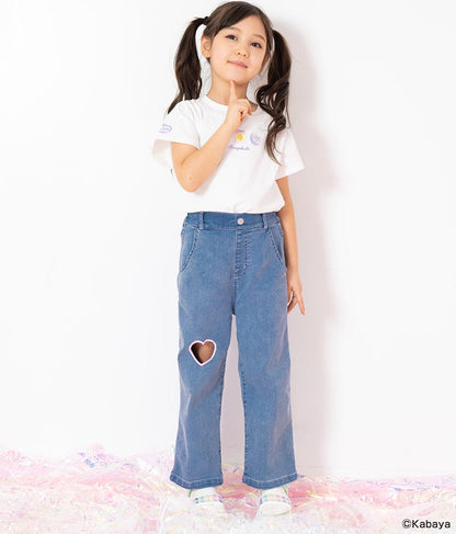 【セボンスターコラボ】ホログラム モチーフ プリント Tシャツ 423-3262