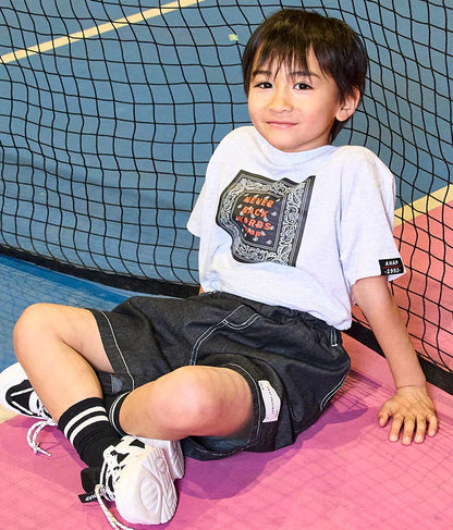 バンダナプリント レイヤード風 Tシャツ 423-3233