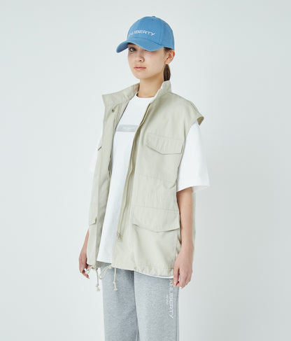 スタンドカラー ポケット付き ベスト 30-4069