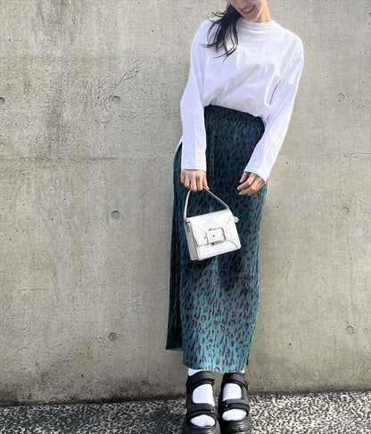 タック 裾ラウンド ロング Tシャツ 153-5579