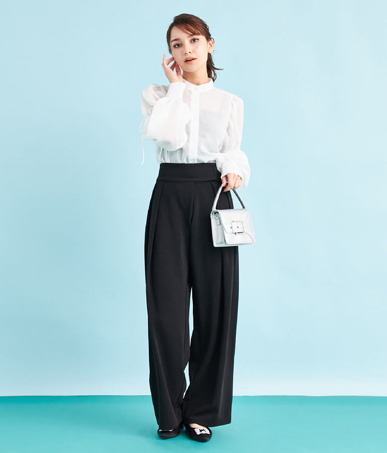 タック ワイド パンツ 792-8983