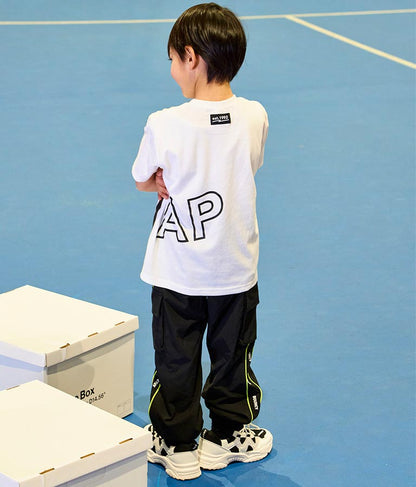 ANAP ロゴ 前後 プリント ビッグ Tシャツ 【親子お揃い】 423-3247