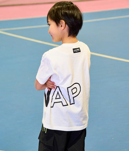 ANAP ロゴ 前後 プリント ビッグ Tシャツ 【親子お揃い】 423-3247