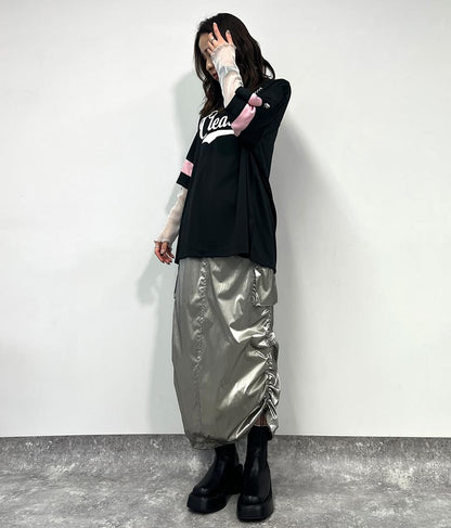 ユニフォーム オーバーサイズ Tシャツ 793-9163