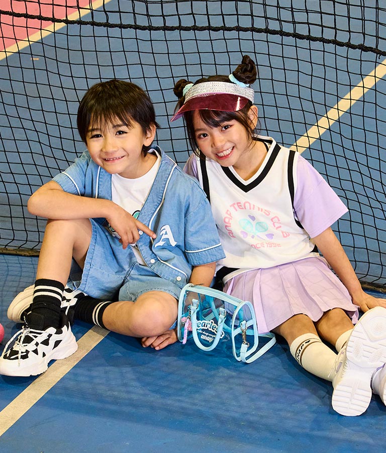 ベスト 重ね着風 TENNIS CLUB Tシャツ 423-3256