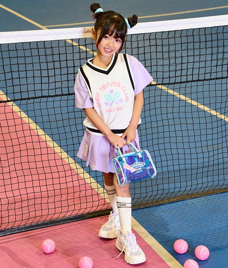 ベスト 重ね着風 TENNIS CLUB Tシャツ 423-3256