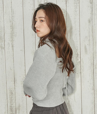 タートルネッククロップドニットアンサンブル セット 158-5515