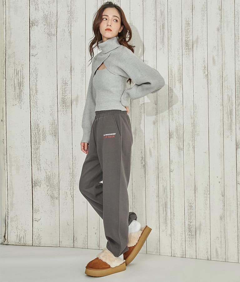 タートルネッククロップドニットアンサンブル セット 158-5515