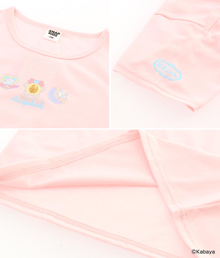 【セボンスターコラボ】ホログラム モチーフ プリント Tシャツ 423-3262