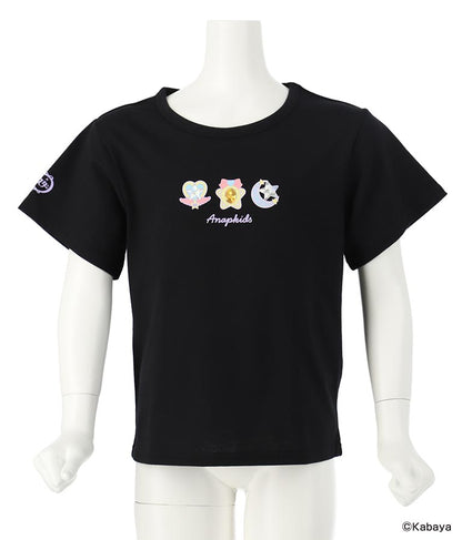 【セボンスターコラボ】ホログラム モチーフ プリント Tシャツ 423-3262