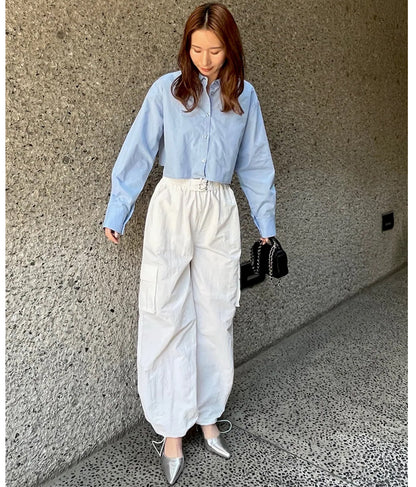 ウエストスピンドルナイロンカーゴパンツ 792-9070