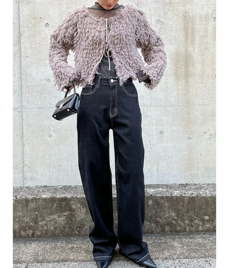 ストレッチ デニム ロング パンツ 152-5447