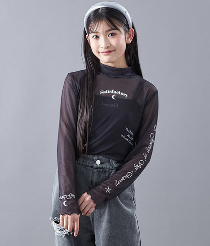 2WAY タトゥー 見え シアー トップス 913-7458