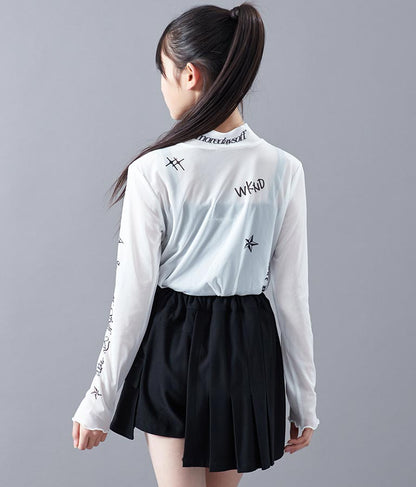 2WAY タトゥー 見え シアー トップス 913-7458