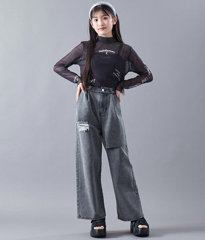 2WAY タトゥー 見え シアー トップス 913-7458