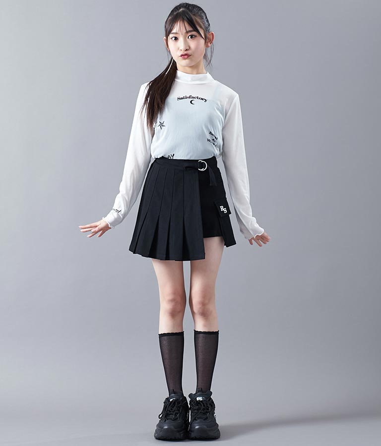 2WAY タトゥー 見え シアー トップス 913-7458