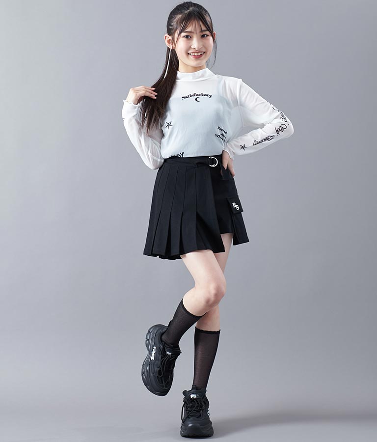 2WAY タトゥー 見え シアー トップス 913-7458