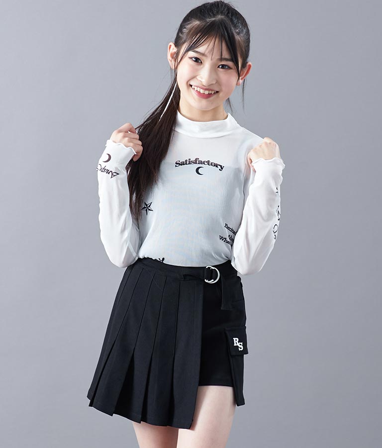 2WAY タトゥー 見え シアー トップス 913-7458