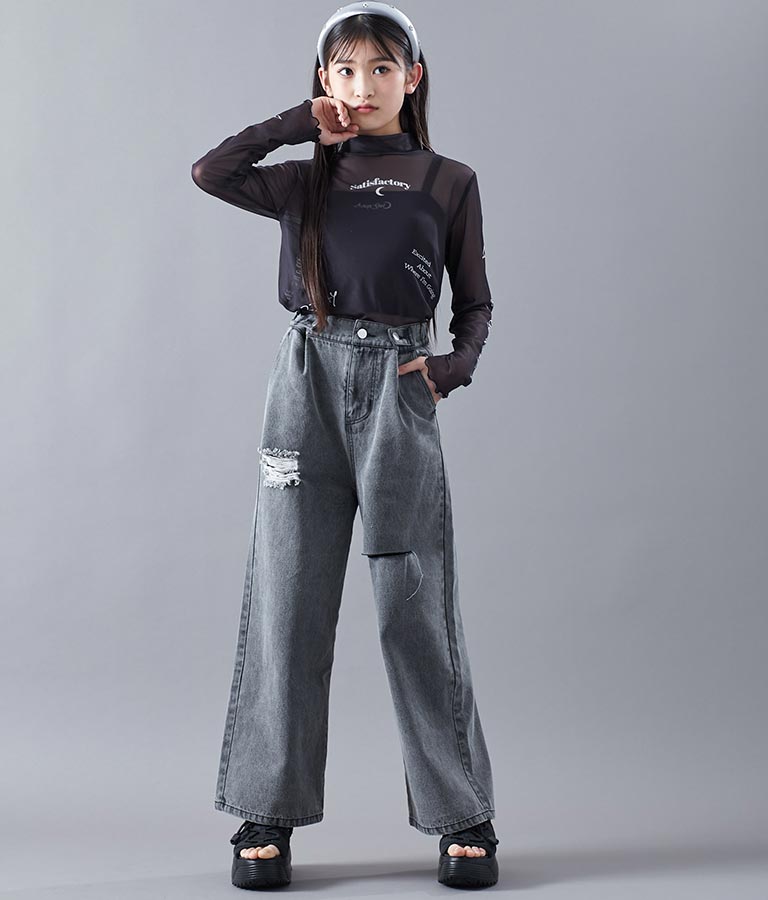 2WAY タトゥー 見え シアー トップス 913-7458