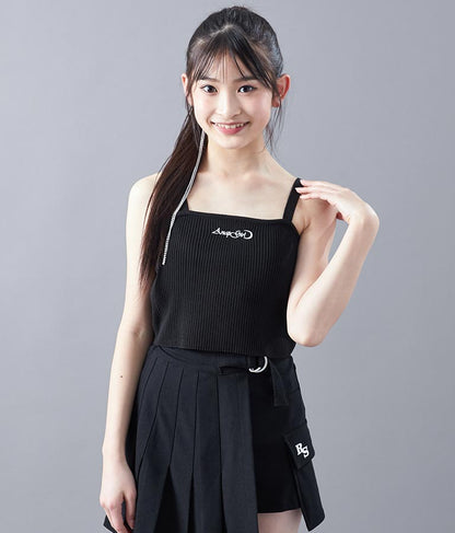 サマーニット 刺繍 キャミソール 913-7461