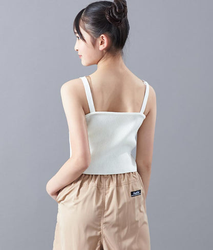 サマーニット 刺繍 キャミソール 913-7461