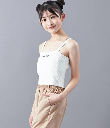 サマーニット 刺繍 キャミソール 913-7461