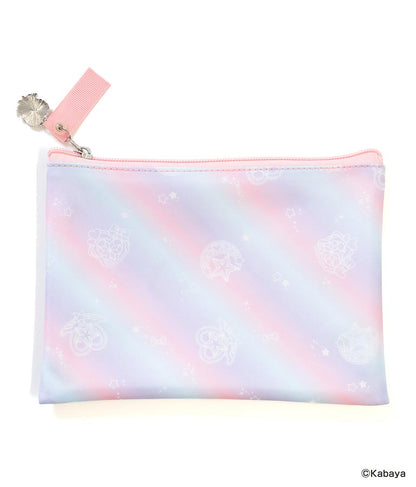 【セボンスターコラボ】チャーム付ラメクリアポーチ 429-3266