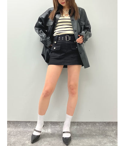 フェイクレザーCPOジャケット【セットアップ着用可】 794-9001