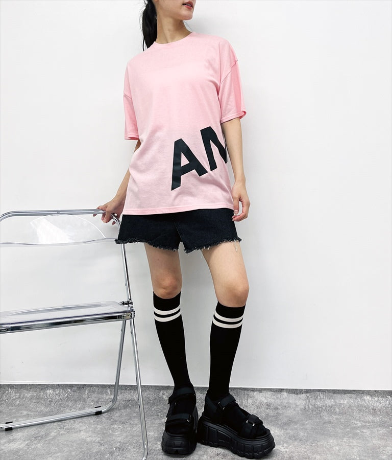 ANAP ロゴ 前後 プリント ビッグ Tシャツ 【親子お揃い】 793-9122