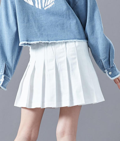 プリーツ スカート インパンツ付 911-7423