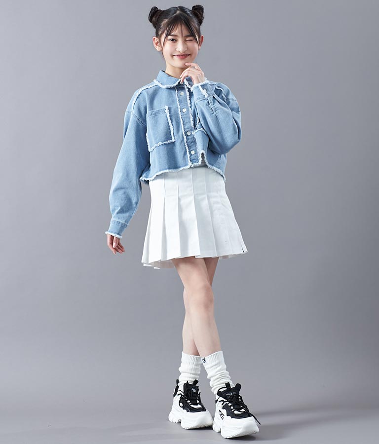 プリーツ スカート インパンツ付 911-7423