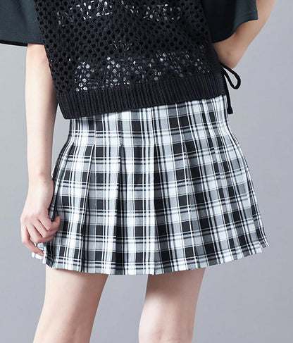 プリーツ スカート インパンツ付 911-7423