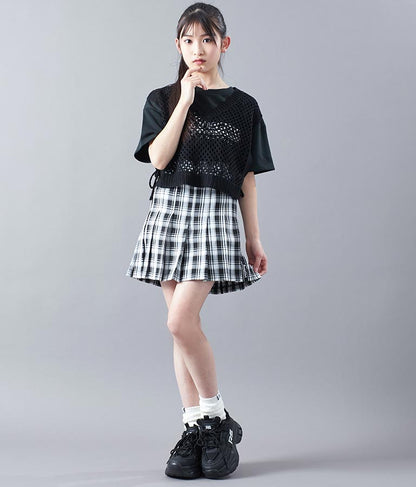 プリーツ スカート インパンツ付 911-7423