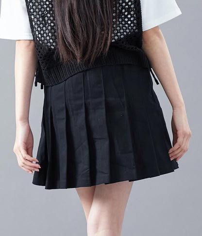 プリーツ スカート インパンツ付 911-7423