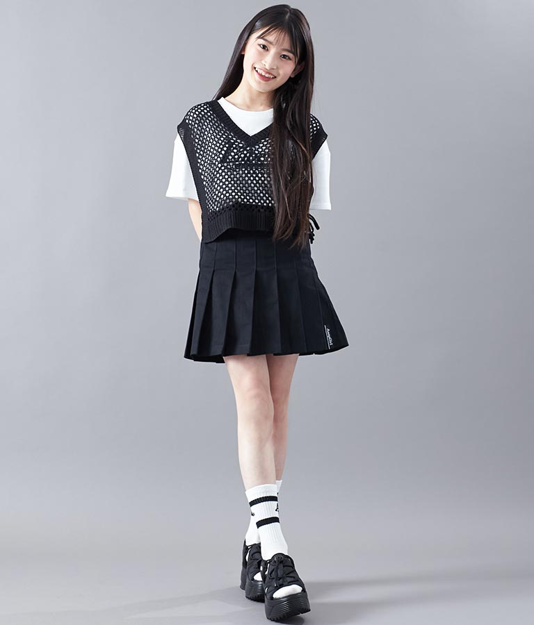 プリーツ スカート インパンツ付 911-7423