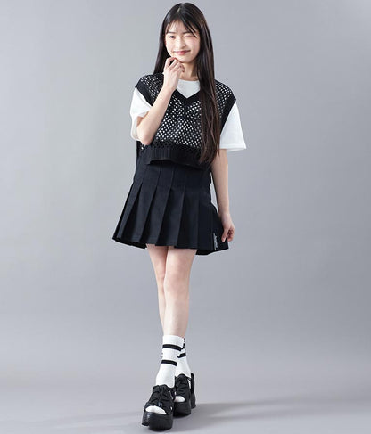 プリーツ スカート インパンツ付 911-7423