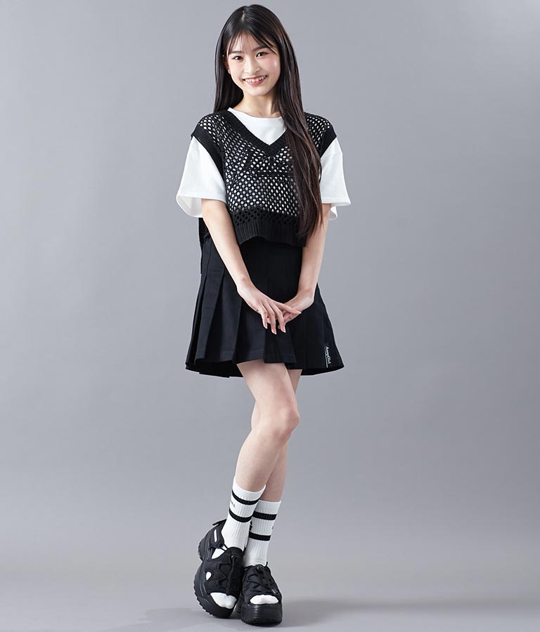 プリーツ スカート インパンツ付 911-7423