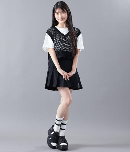 プリーツ スカート インパンツ付 911-7423