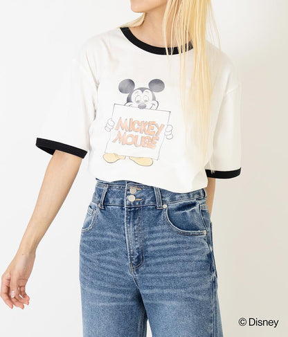 【ミッキーマウス】 ANAP リンガー Tシャツ 793-9166