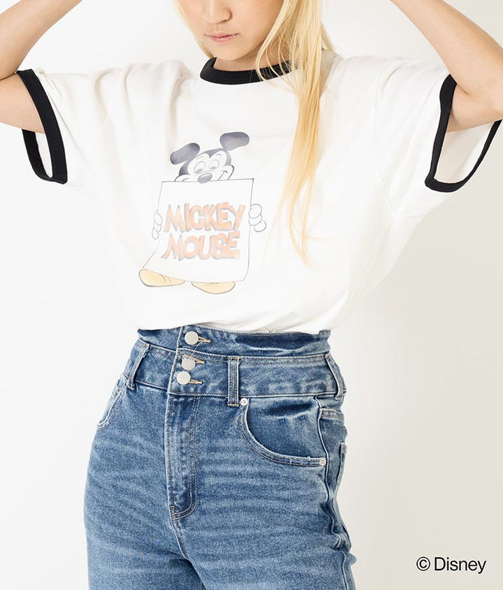 【ミッキーマウス】 ANAP リンガー Tシャツ 793-9166
