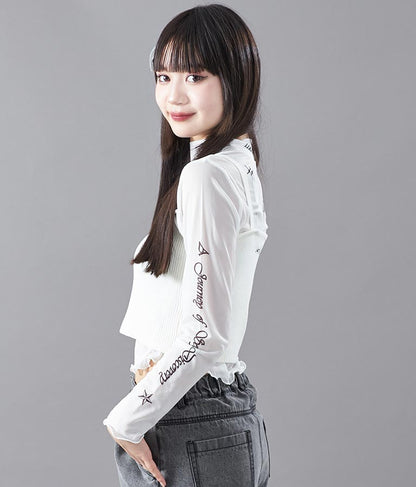 サマーニット 刺繍 キャミソール 913-7461