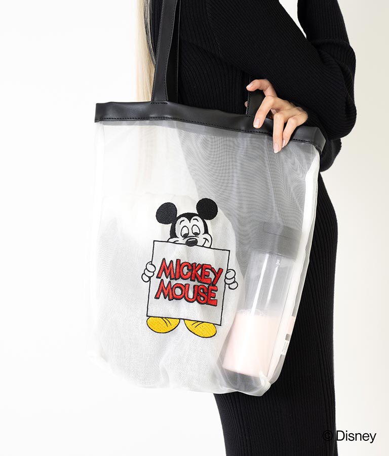 【ミッキーマウス】 ANAP メッシュ トート バッグ 799-9167
