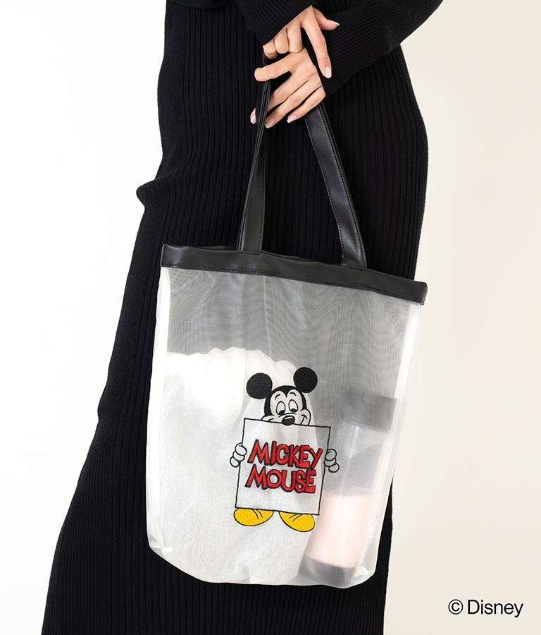 【ミッキーマウス】 ANAP メッシュ トート バッグ 799-9167
