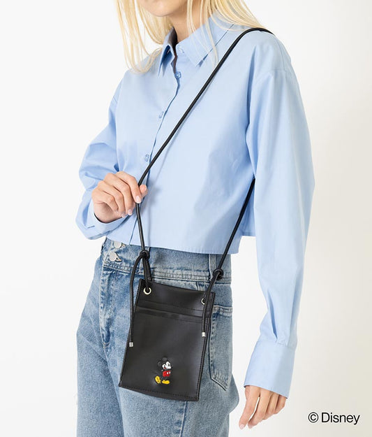 【ミッキーマウス】ANAP フェイクレザー ミニ ショルダー バッグ 799-9168