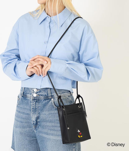 【ミッキーマウス】ANAP フェイクレザー ミニ ショルダー バッグ 799-9168