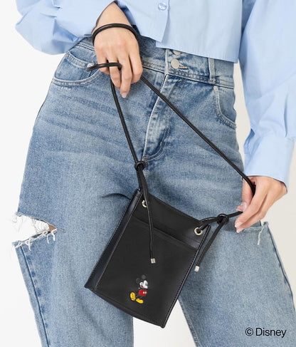 【ミッキーマウス】ANAP フェイクレザー ミニ ショルダー バッグ 799-9168