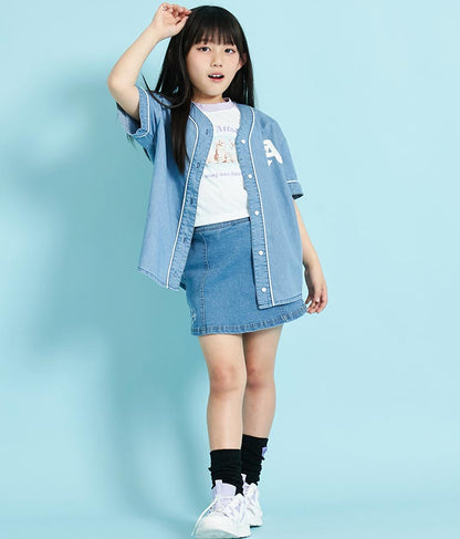 ねこ フォト プリント ラグラン Tシャツ 423-3252