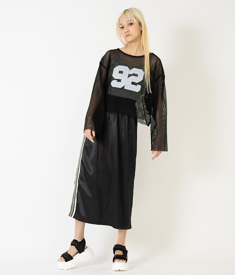 メッシュ ナンバリング トップス 793-9164