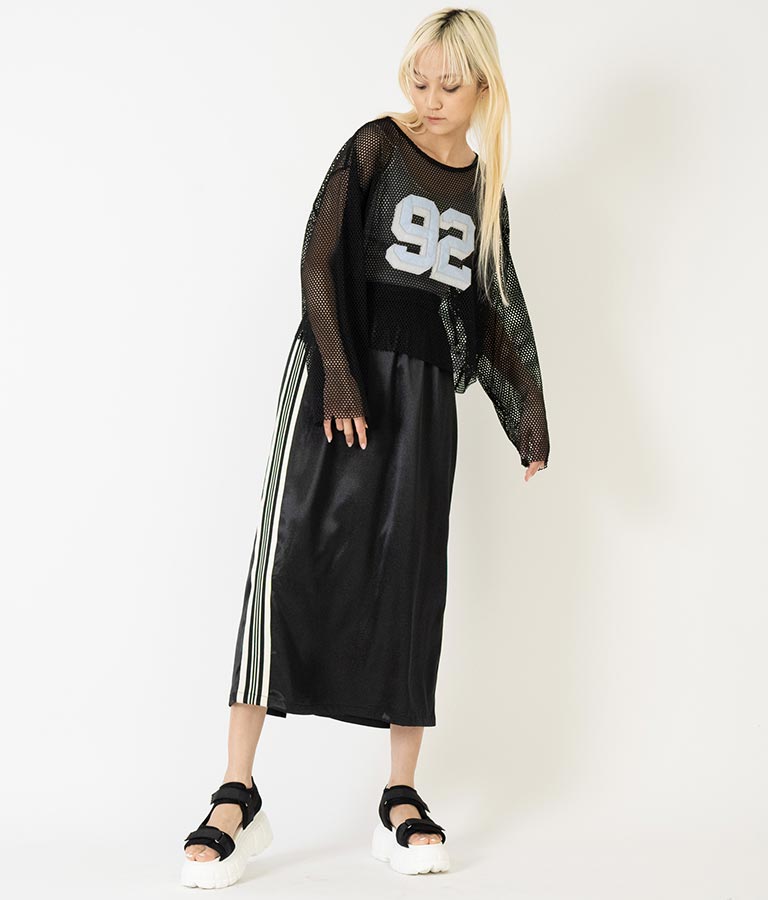 メッシュ ナンバリング トップス 793-9164